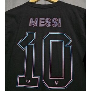 Adidas T-Shirt Womens L Inter Miami Lionel Messi Name and Number Short Sleeve